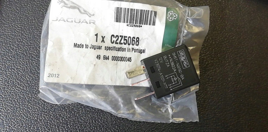 фото №1, Jaguar xj реле c2z5068 новий оригінал