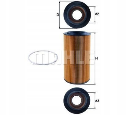 Knecht фільтр оливи ox561d Ціна