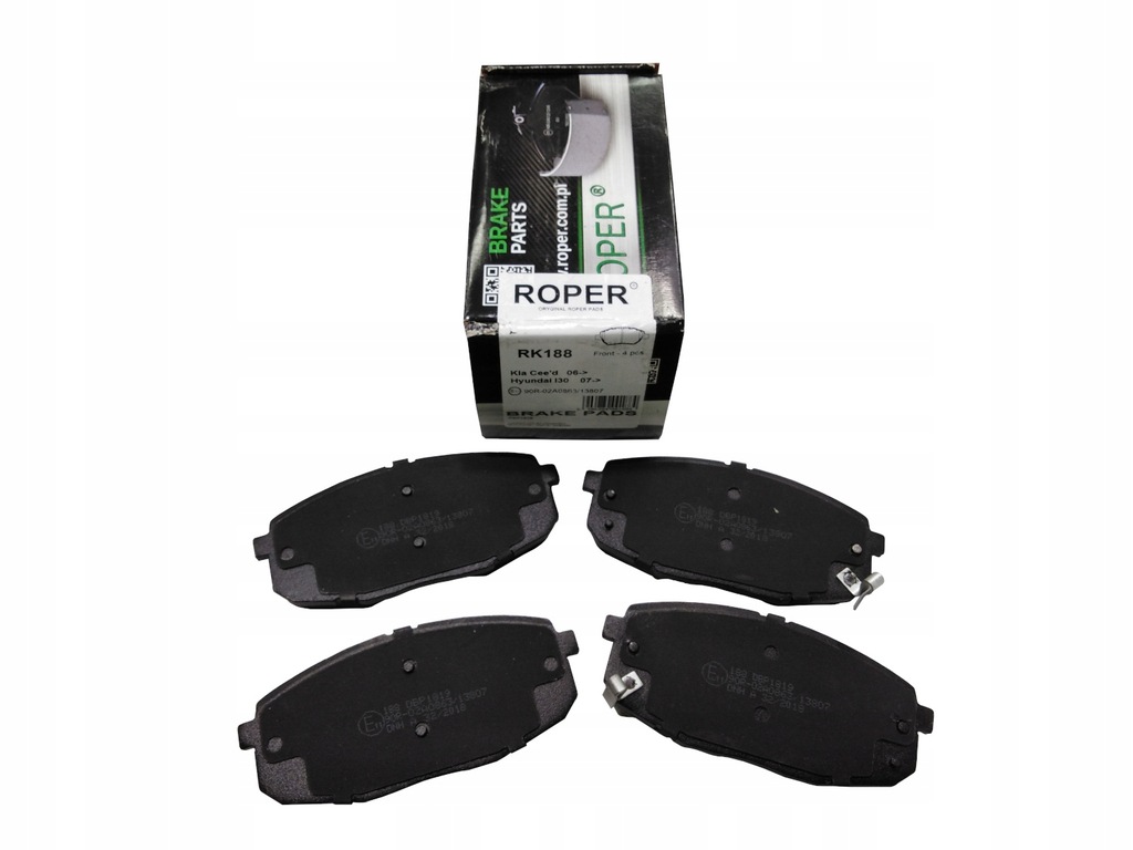 фото №1, Laguna ii hyundai i30 kia ceed тормозные колодки перед roper
