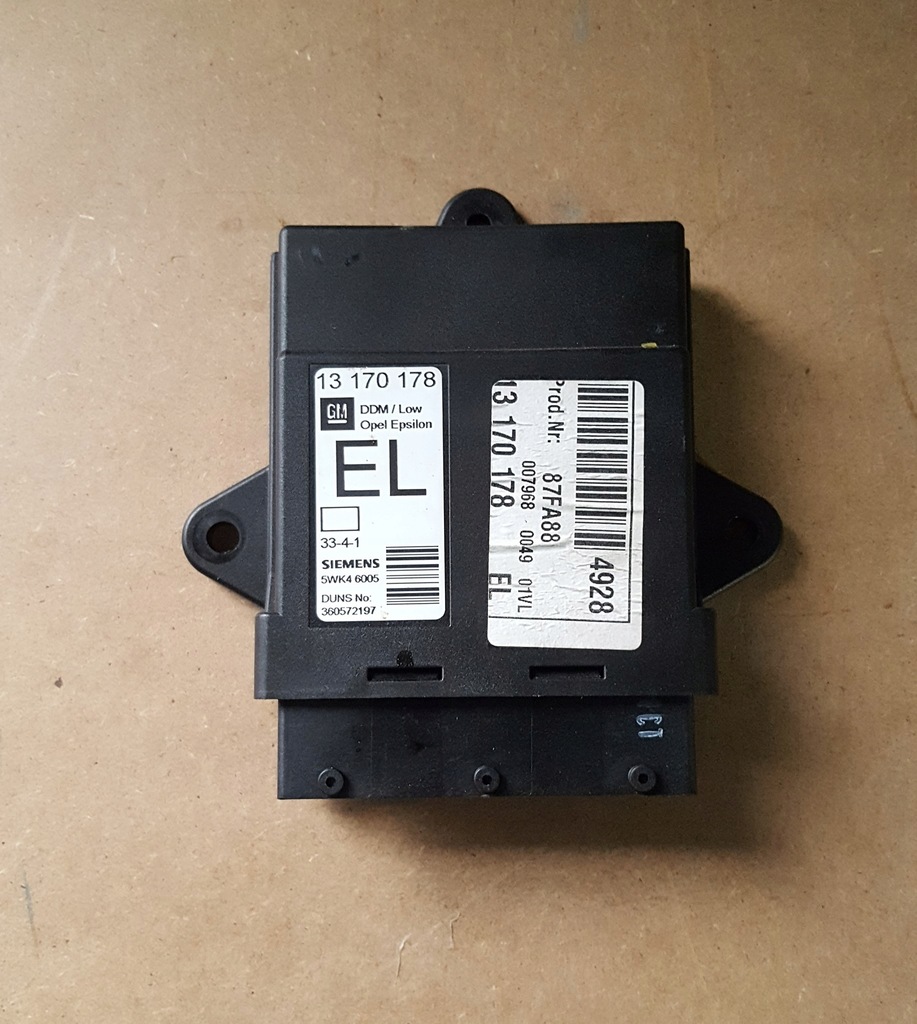 фото №1, Модуль дверь opel оригинальный номер 13170178