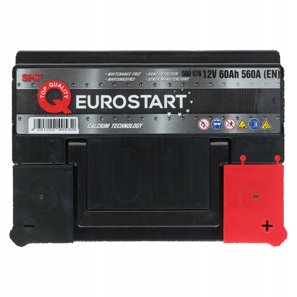 фото №6, Аккумулятор eurostart 12v 60ah 560a en p+