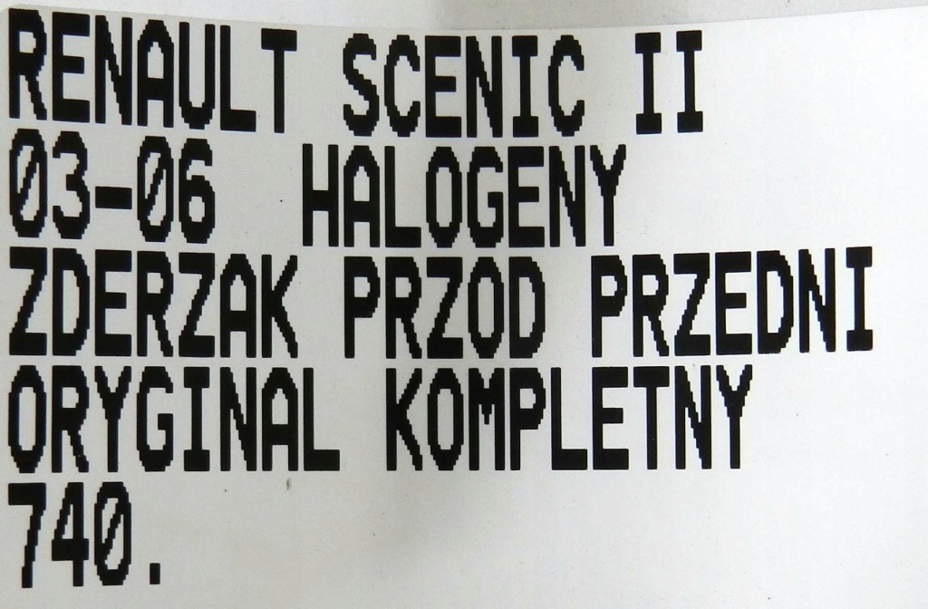 фото №15, 740.zderzak перед передній renault scenic ii 2 03-