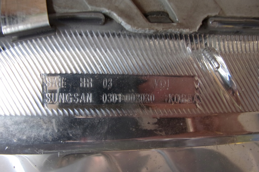 фото №10, Лампа правая перед передняя chevrolet aveo t200 04-