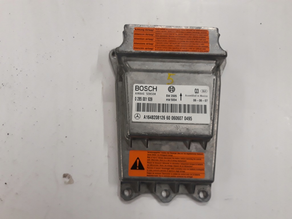 фото №1, Датчик подушек a1648208126 mercedes gl w164 07-