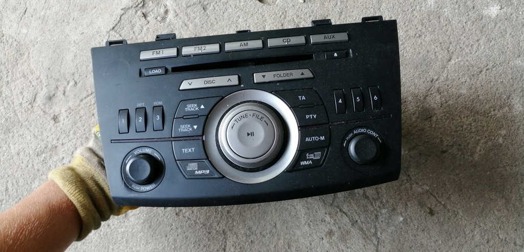 фото №1, Mazda 3 09-13 bl радіо mp3 6x cd чейнджер bda666arxb