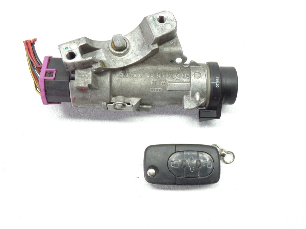 фото №7, Замок зажигания ключ - audi a4 b6 1.9 tdi 01-05 механическая коробка передач