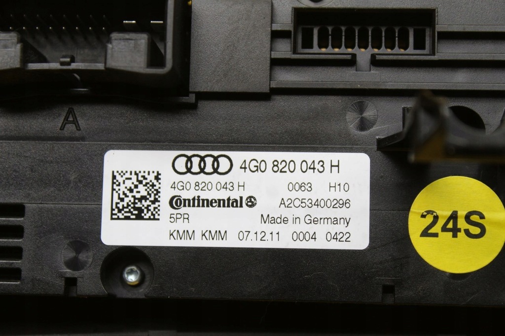 фото №9, Панель блок управления обдув кондиционера audi a6 c7 4g0820043h