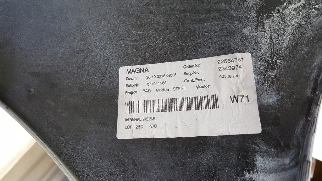 фото №10, Bmw 2 f45 lift m набір бампер задня 2018-2022r