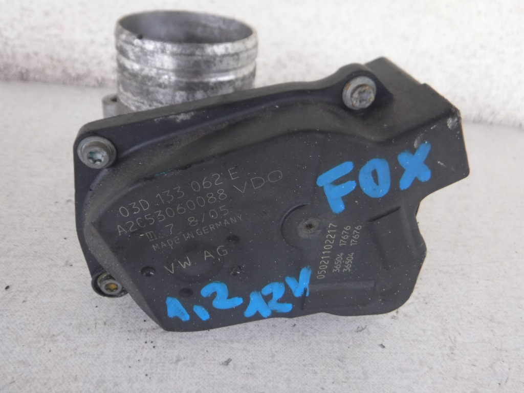 фото №1, Дроссельная заслонка vw fox 1.2 6v 03d133062e