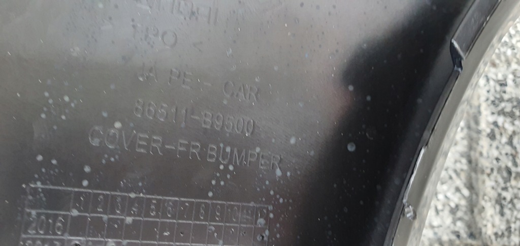 фото №13, Hyundai i10 lift 2017- бампер перед оригинал b079