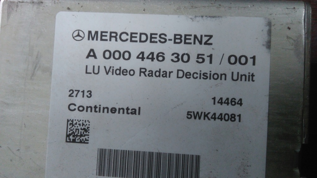 фото №2, Камера радар mercedes actros mp4 700 zł netto