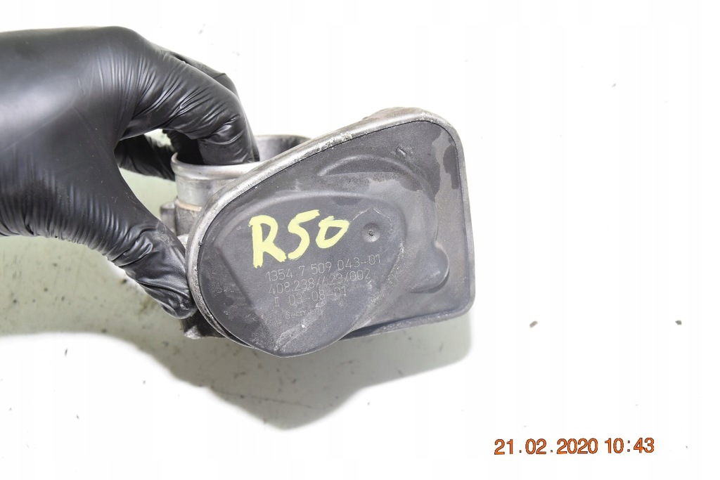 фото №3, Mini cooper r50 r52 дросельна заслінка w10 7509043