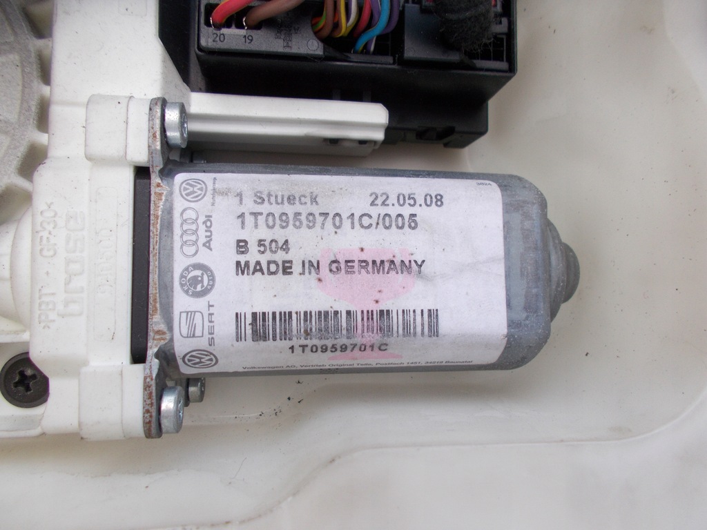 фото №6, Подъемник механизм стекло правый перед seat altea