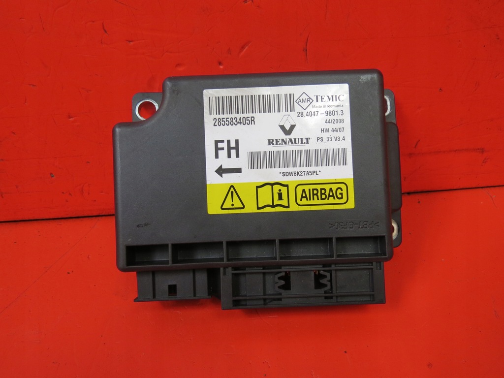 фото №1, Renault megane 3 iii модуль датчик подушка безопасности подушек