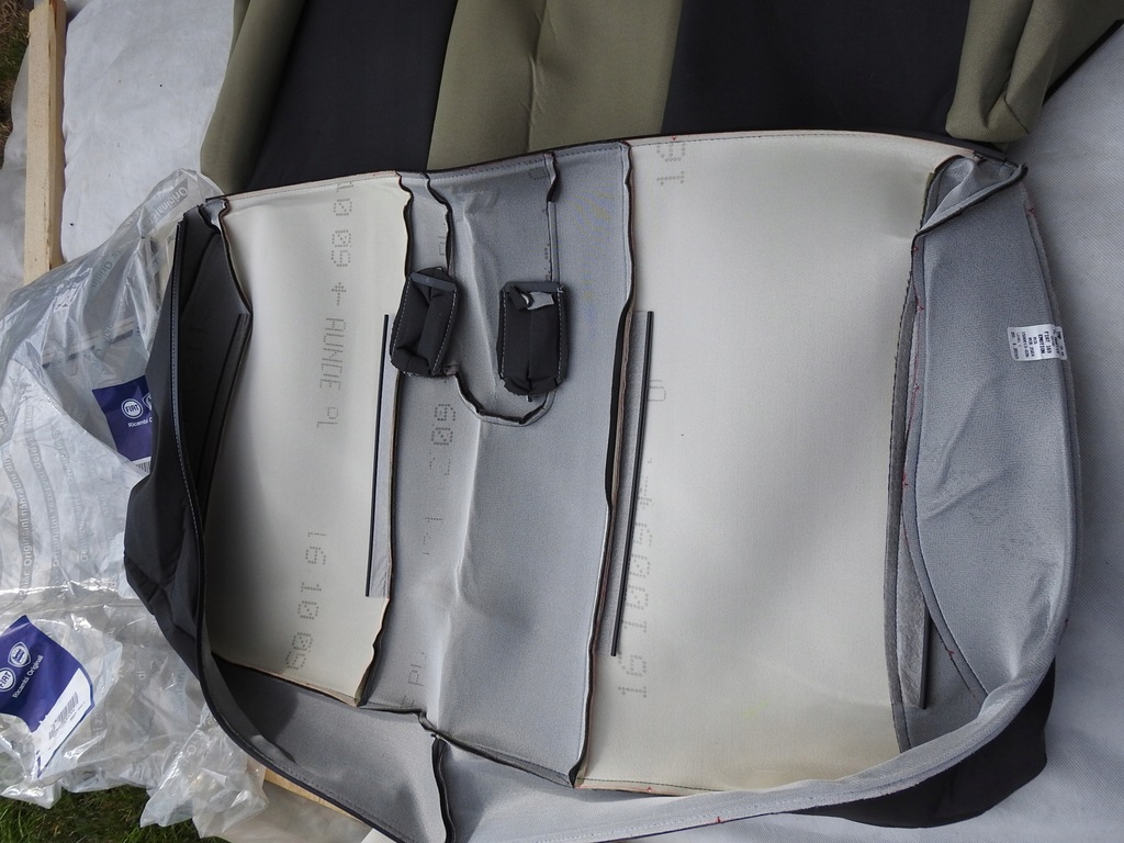 фото №7, Обшивка сиденье обивка заднее сиденье fiat panda ii org