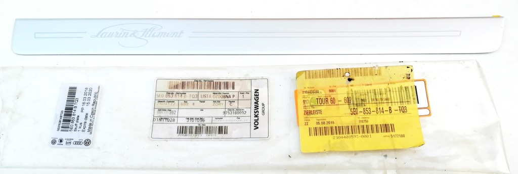 фото №2, Молдинг порог перед octavia iii laurin klement