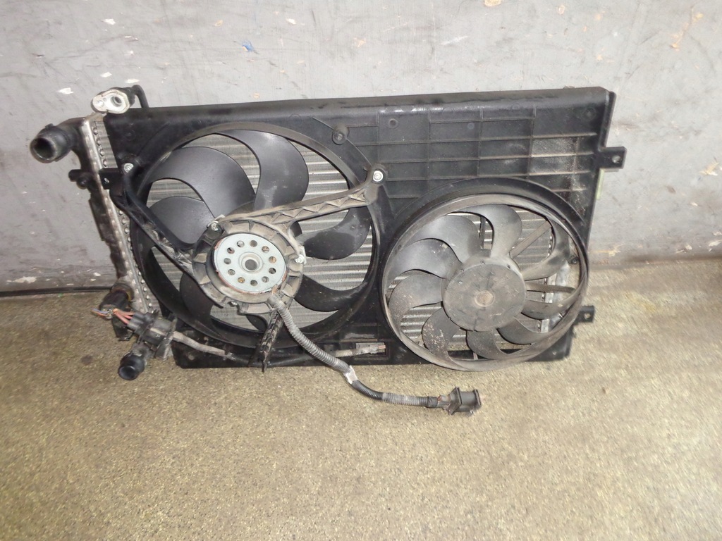 фото №1, Fabia i 1.2 радіатор вентилятори комплект