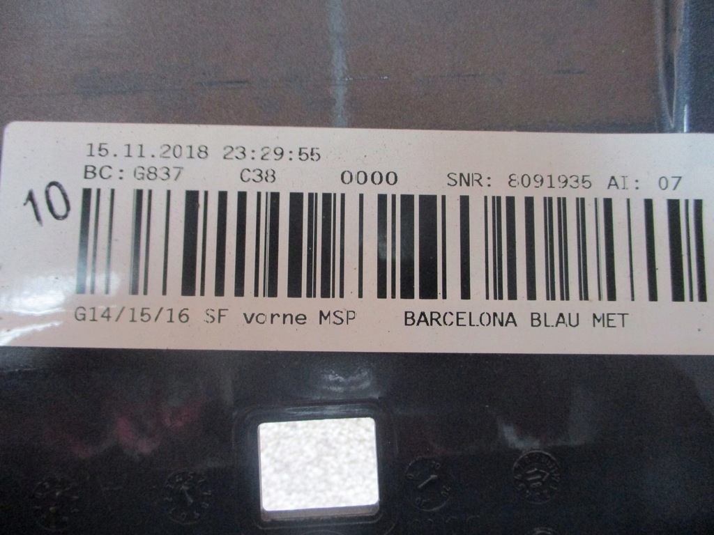 фото №8, Бампер bmw 8 g14 g15 g16 6x pdc pod радар usa