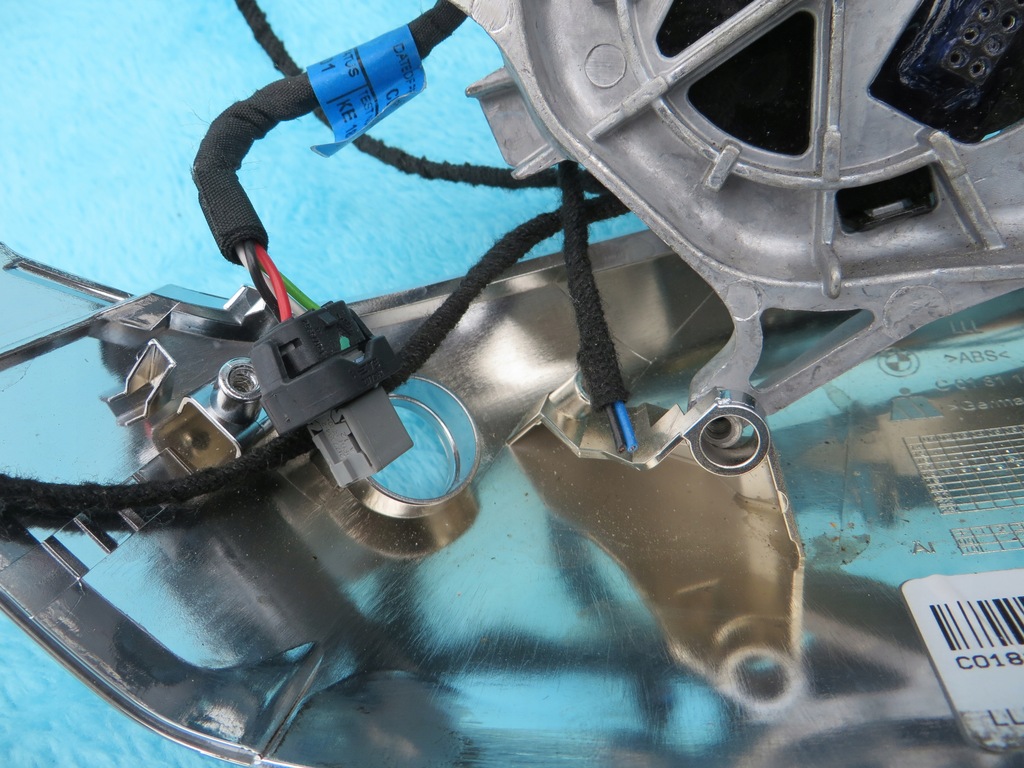 фото №6, Bmw 7 g11 дзеркало ліва хром каркас 9 pin