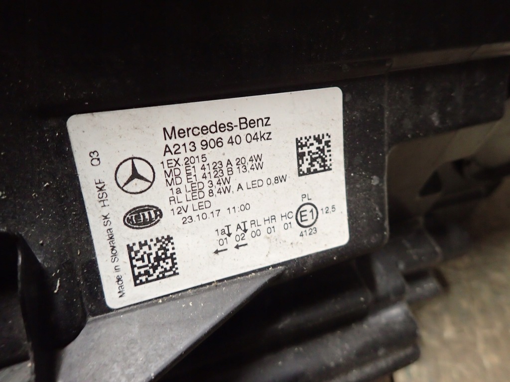 фото №4, Лампа перед правая mercedes e klasa w213 full led