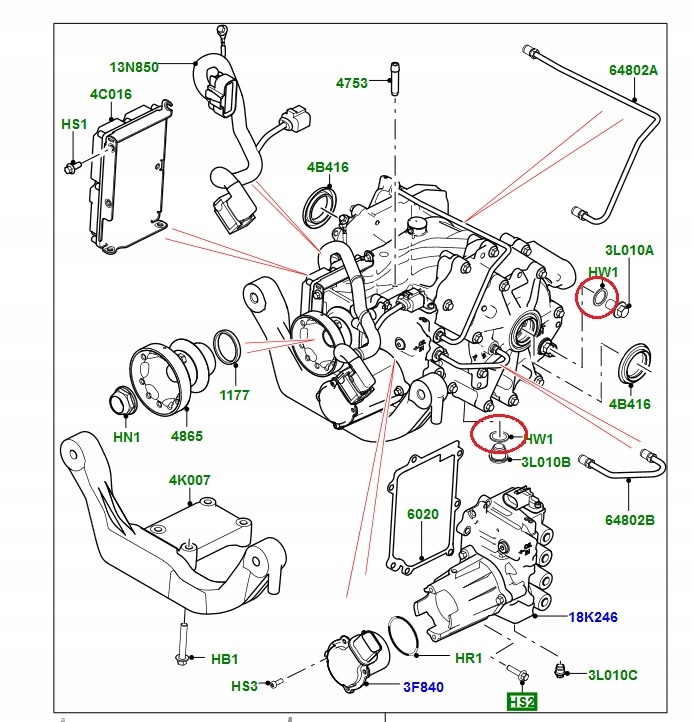 фото №3, Підкладка пробка міст rr evoque, freelander 2
