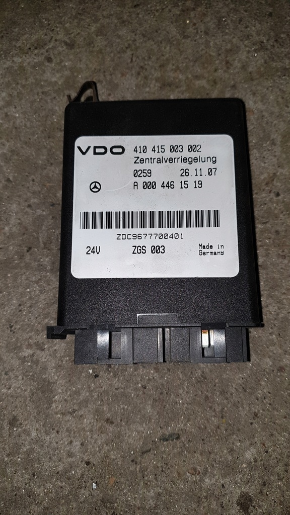 фото №1, Mercedes actros mp1 mp2 mp3 axor atego модуль центрального замка 0004461519