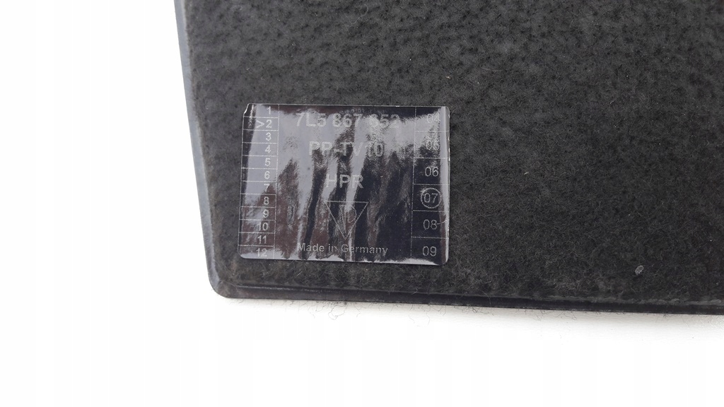 фото №4, Плита підлога багажника оббивка cayenne