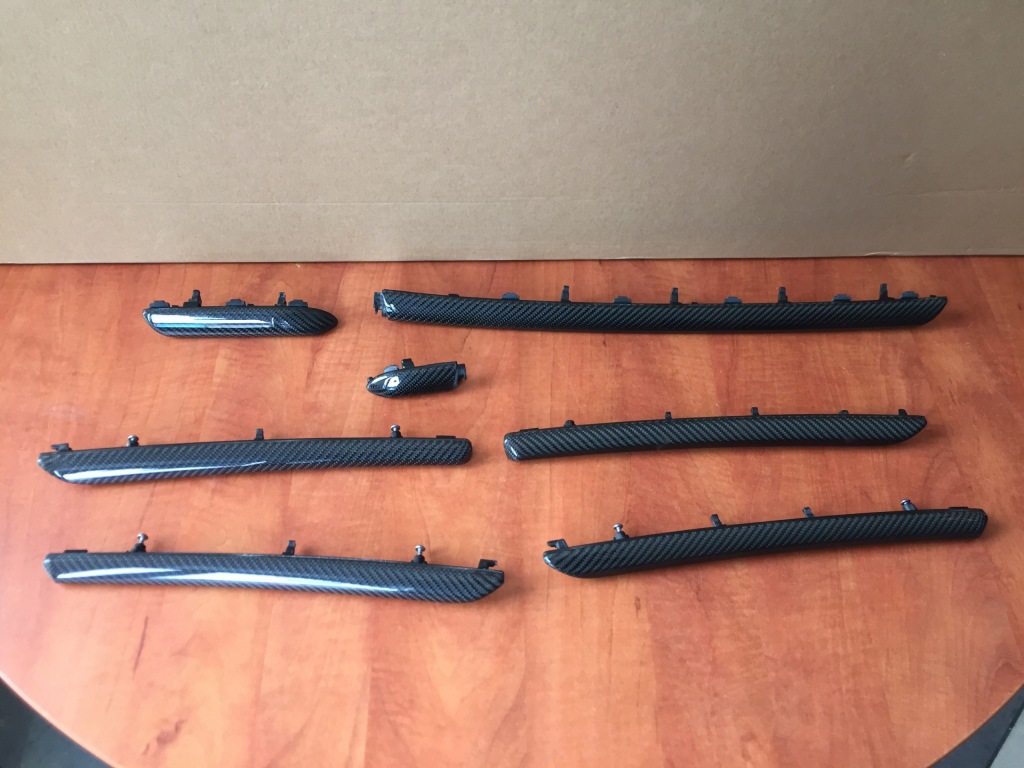 фото №1, Audi rs3 lift 2019- накладки dekor комплект карбон