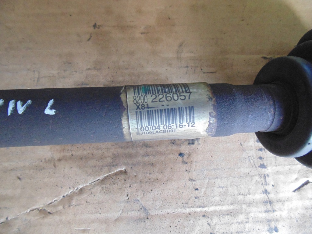 фото №2, Приводной вал левая renault espace iv 2.2 dci