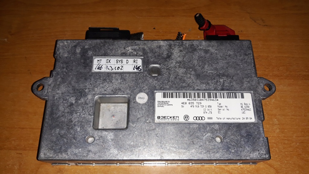 фото №1, Модуль блок керування mmi audi a6 c6 4e0035729