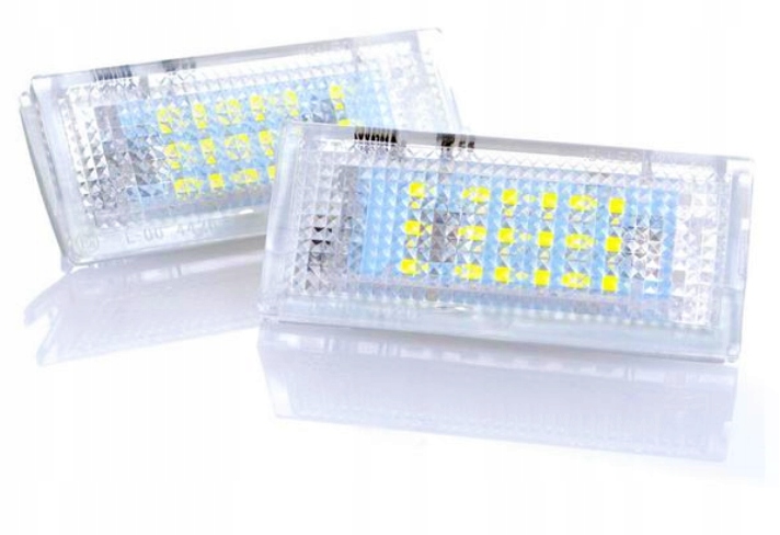 фото №1, Led брызговики номерного знака регистрационный bmw 3 e46 98-05
