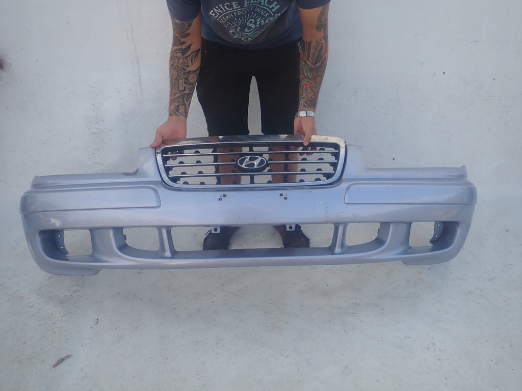 фото №10, Hyundai trajet 01-04 бампер перед передний