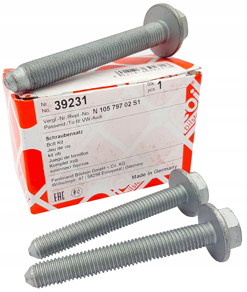 фото №1, Febi болт шкворень підвіска kpl.