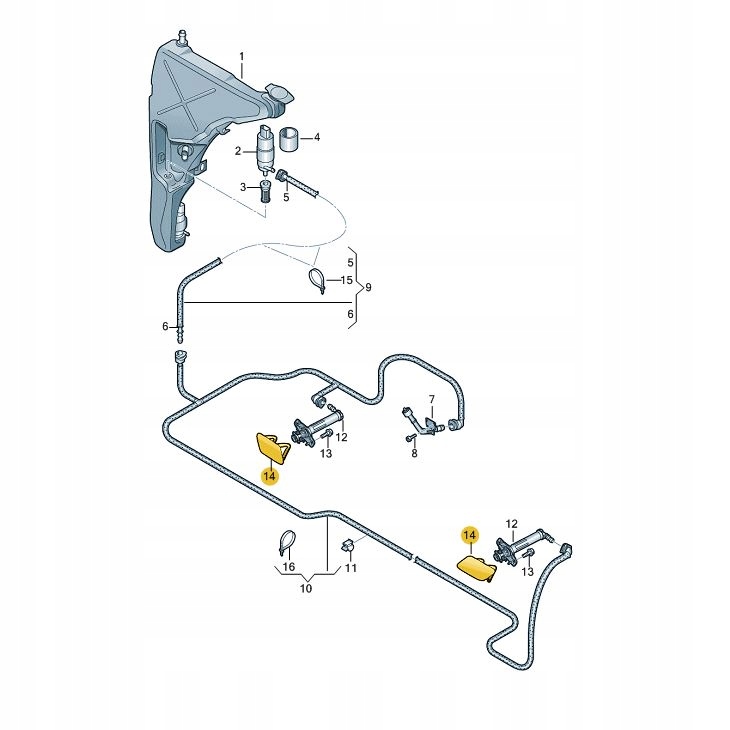 фото №5, Заглушка розпилювача audi a6 c7 права polift aso