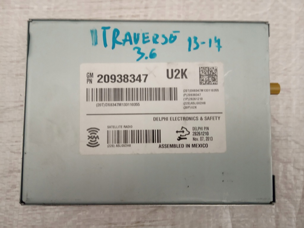 фото №2, Chevrolet traverse 13-17 приймач радіо