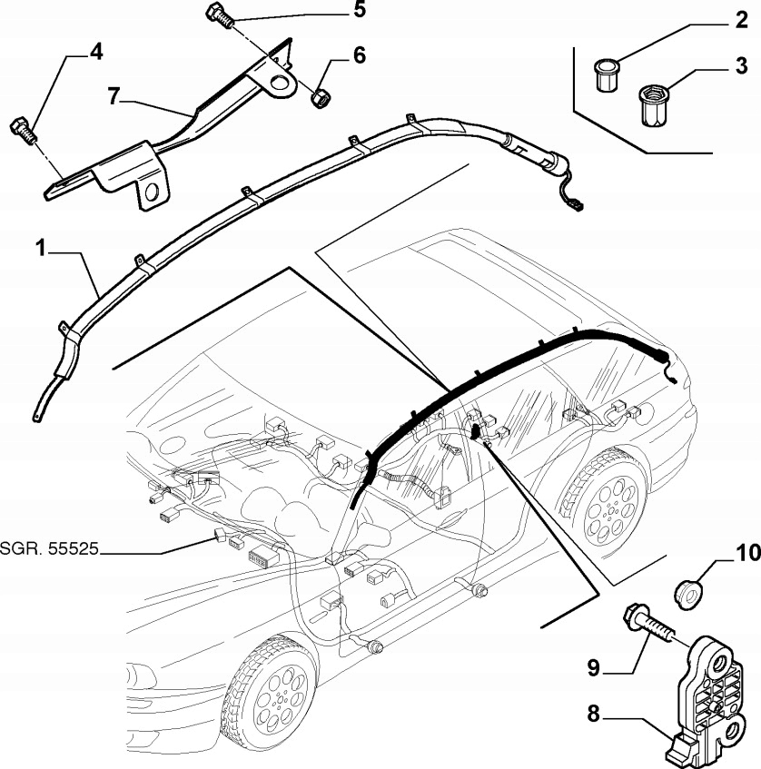 фото №8, Датчик датчик подушка безпеки alfa 156 2001 60678863 новий