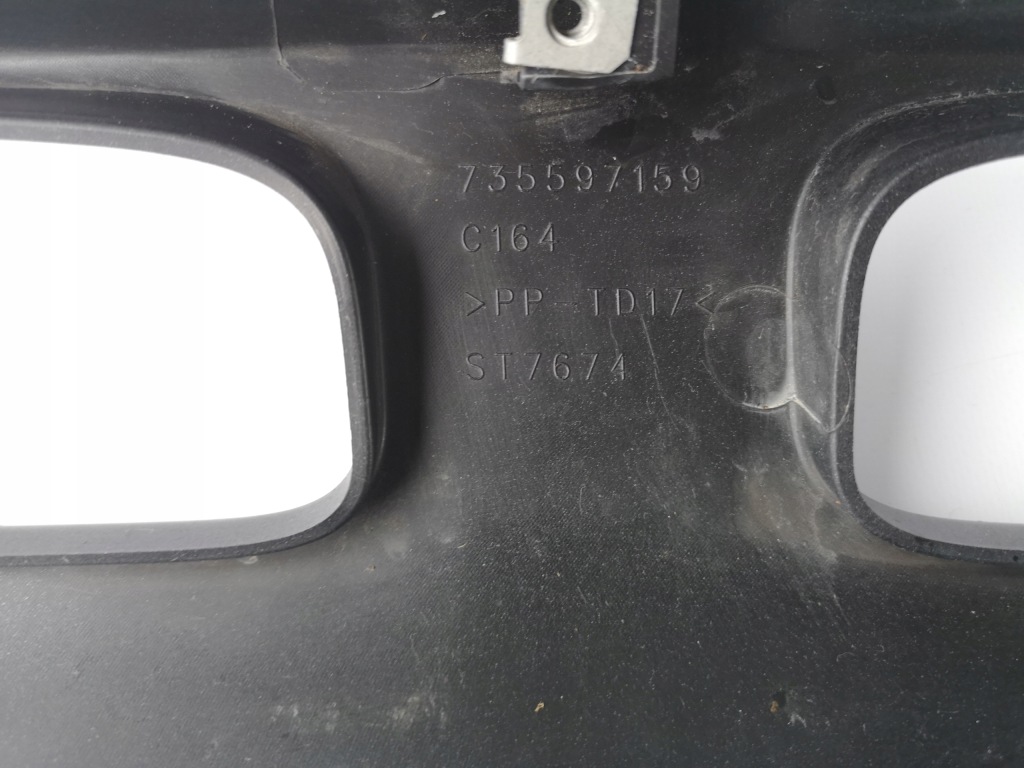 Fiat 500x - накладка, спойлер бампера перед Зі Шроту