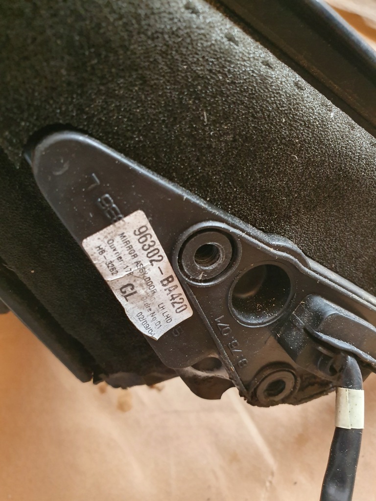 фото №7, Nissan primera p12 дзеркало ліва 5pin 96302ba420