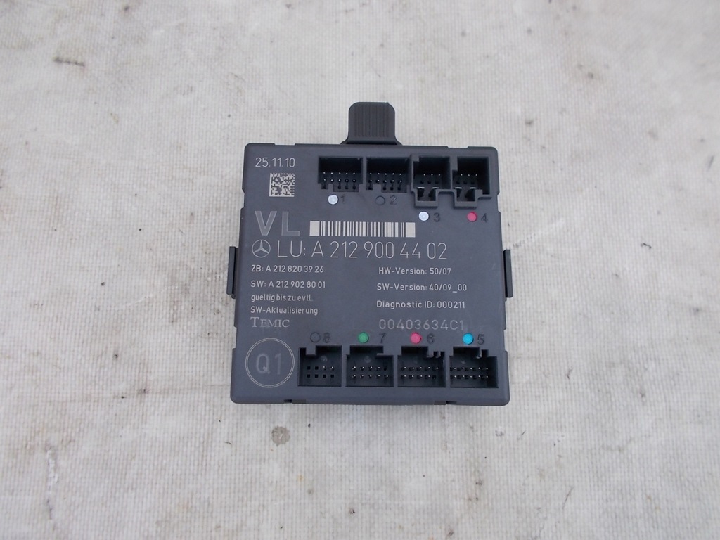 фото №1, Mercedes c w204 модуль блок управления дверь левый перед