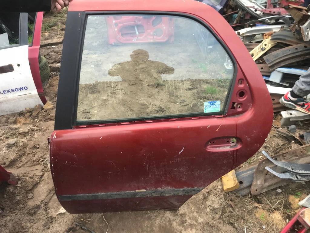 фото №1, Fiat albea palio 2 дверь капот крыло bordowy