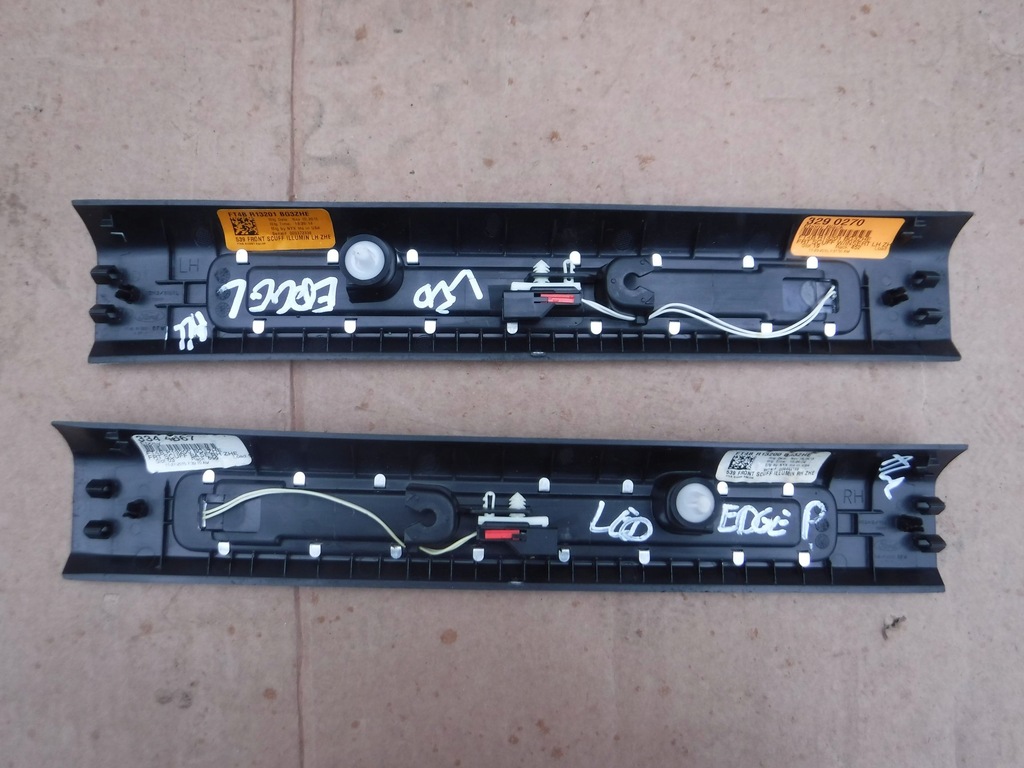 фото №2, Поріг молдинг поріг накладка ford edge led