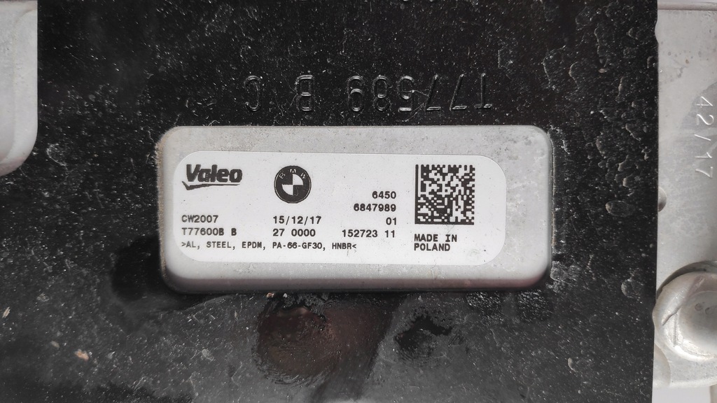 фото №5, Bmw g05 g06 g07 конденсатор радиатор кондиционера 9367096