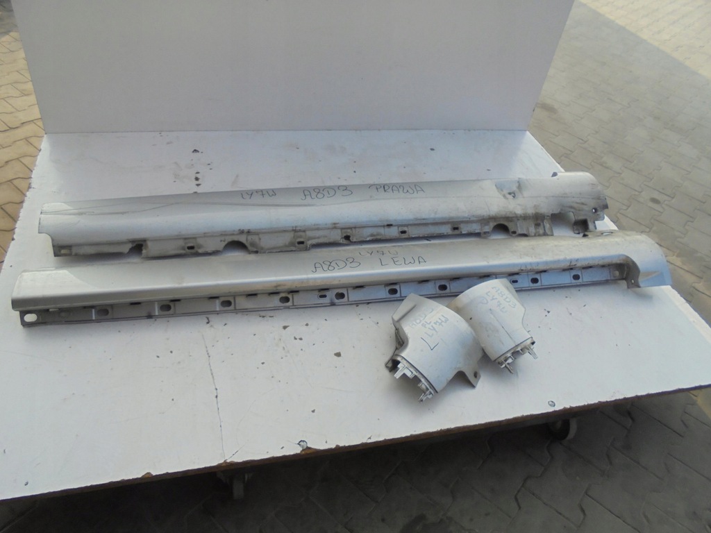 фото №1, Молдинг поріг ліва audi a8 d3 lift ly7w