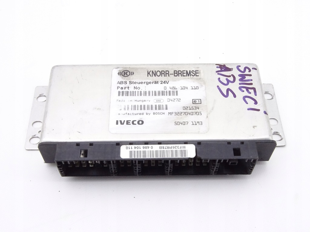 фото №1, Iveco eurocargo 02-08 модуль блок керування abs 504071193