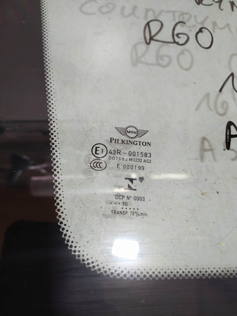 фото №2, Mini countryman r60 скло кузовна ліва задня