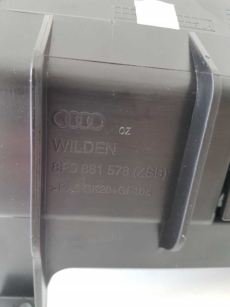 фото №9, Audi a3 8p бардачок сиденье пассажира mineralgrau 8p0881578