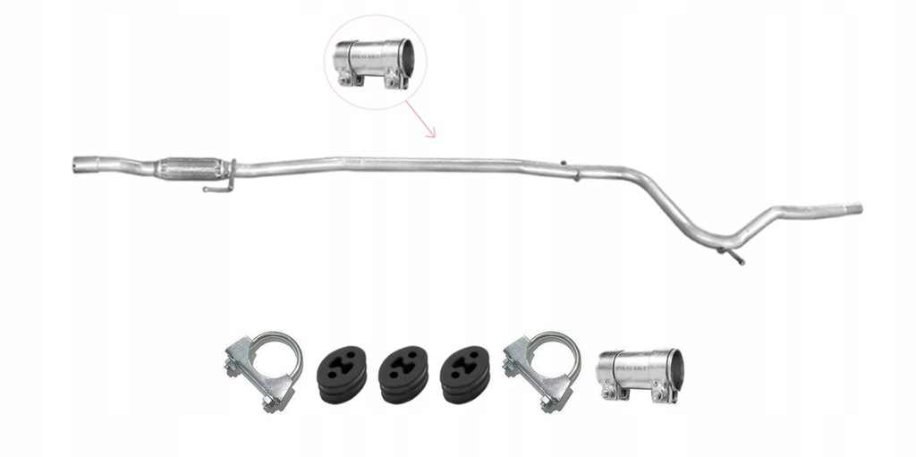 фото №4, Fiat palio 1.2 2001-2003 труба середня