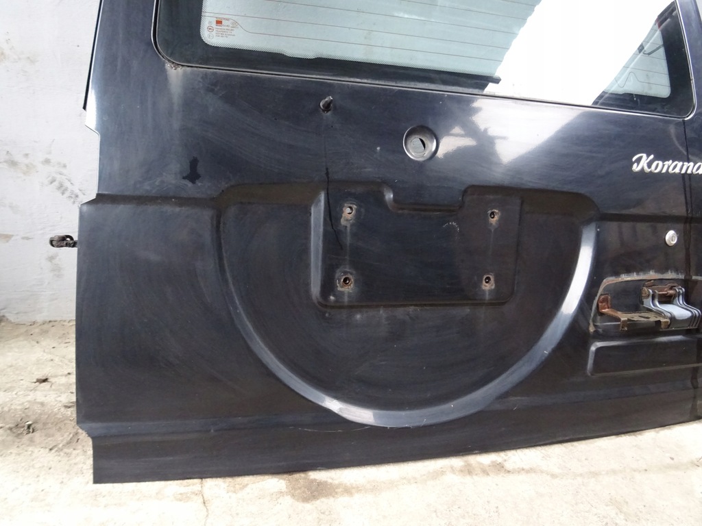 фото №6, Ssangyong korando кришка багажника двері багажника скло 99r