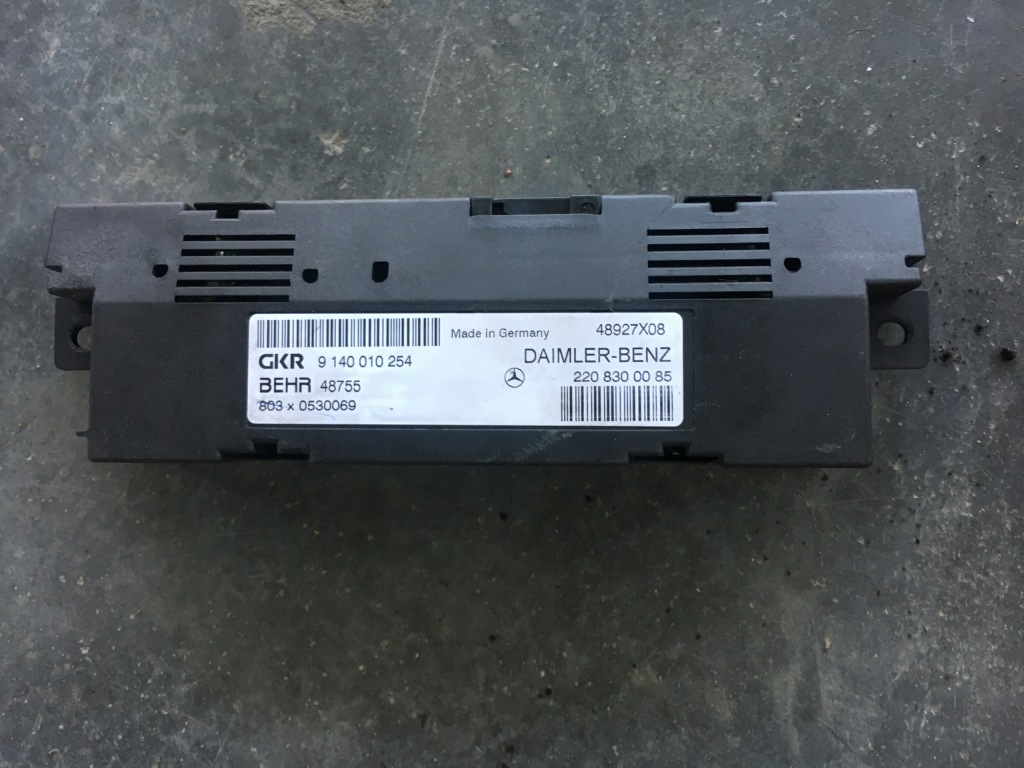 фото №1, Mercedes s w220 модуль обігрівача