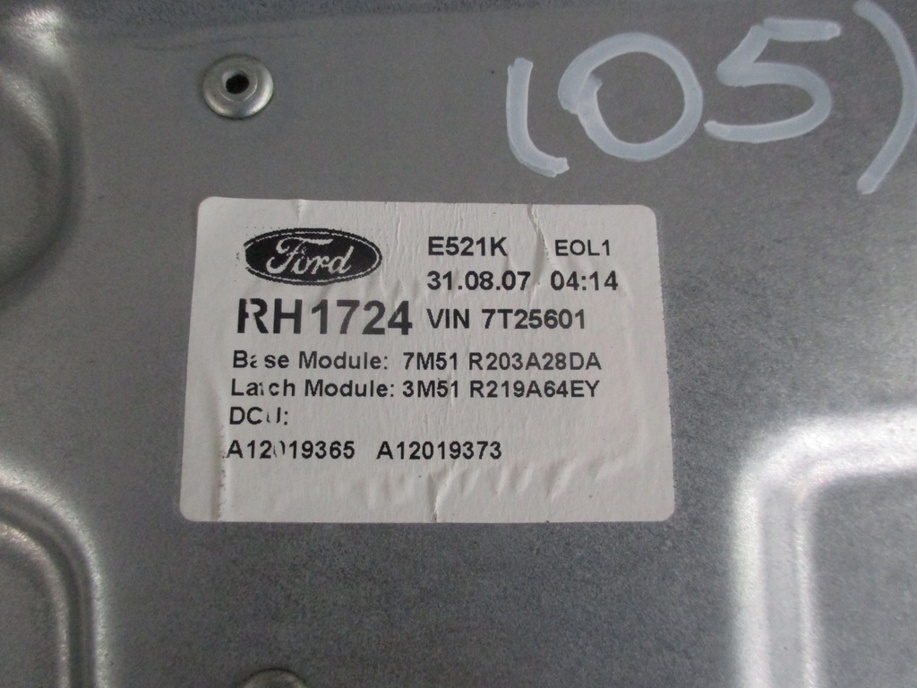 фото №6, Механізм скло правий перед ford c-max lift